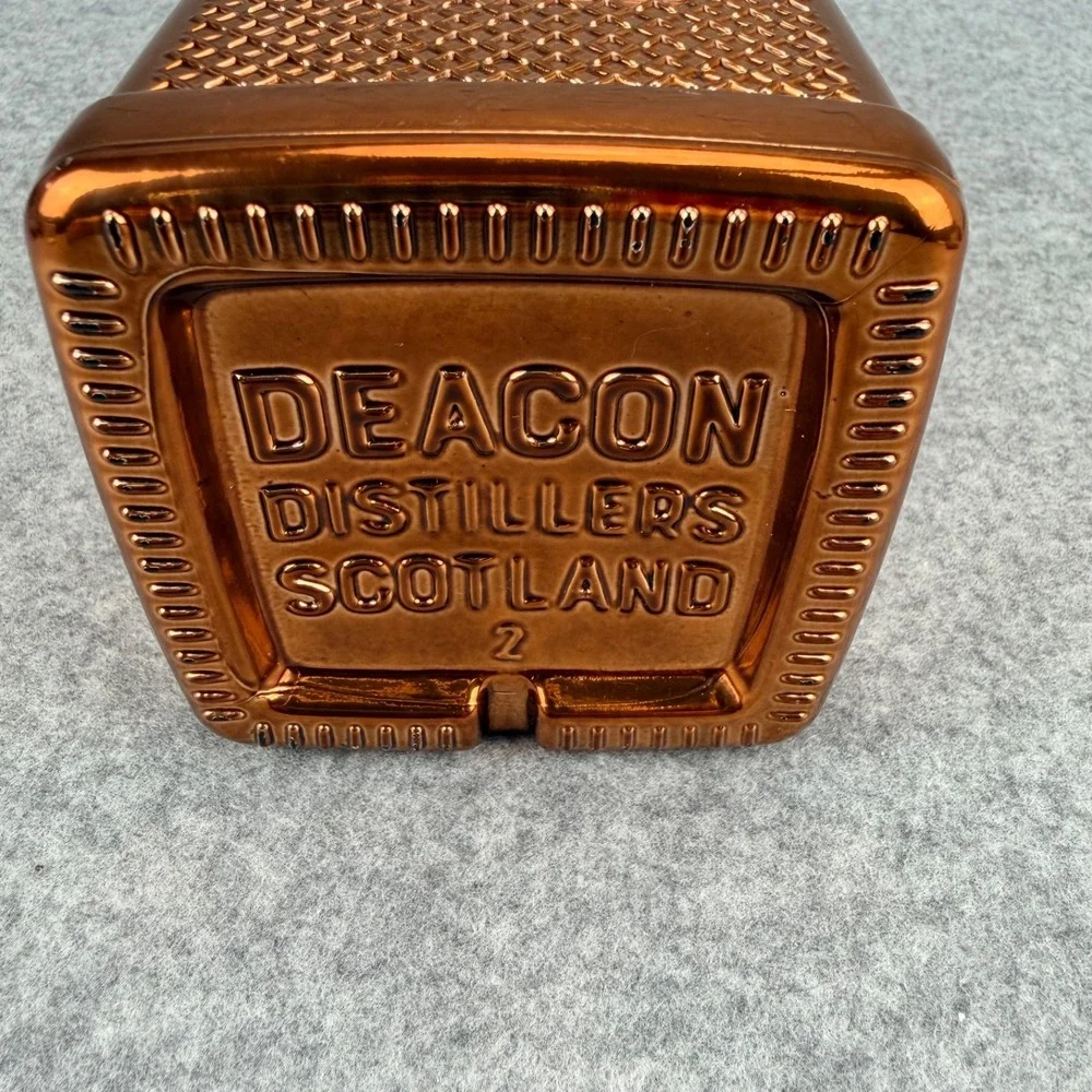 The Deacon Blended Scotch Whisky Empty 700ml Glass Bottle Bar Decor Display